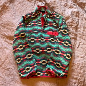 Patagonia women’s small Synchilla pullover southwestern